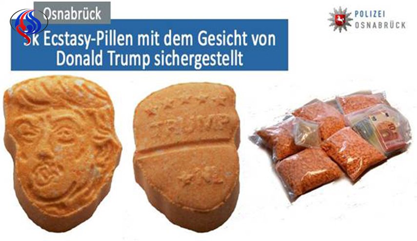 کشف قرصهای روانگردان ترامپ در آلمان! + عکس