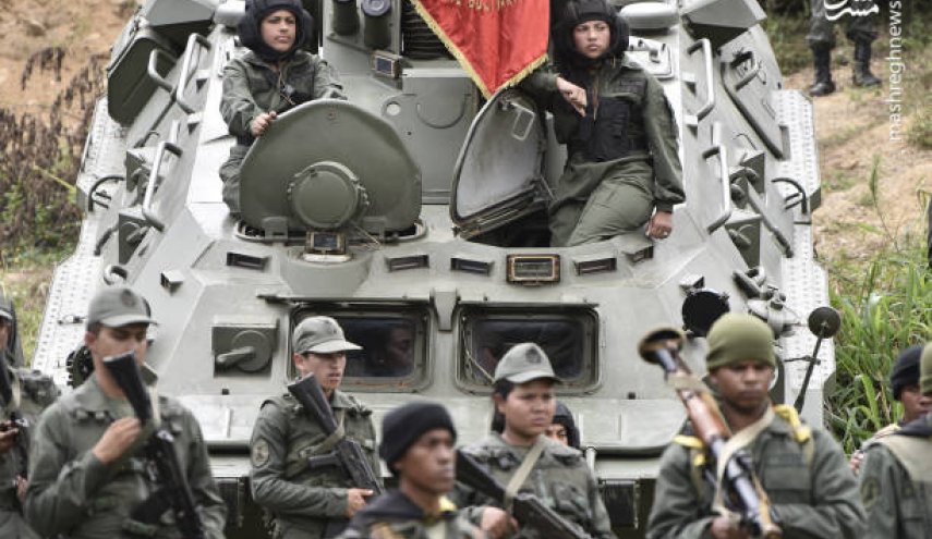 تصاویر رزمایش ونزوئلا در برابر تهدید آمریکا