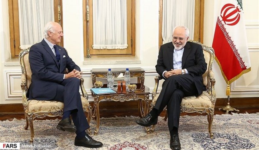 Zarif, UN envoy meeting in Tehran