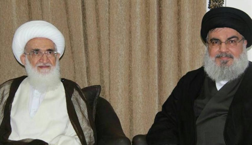 دیدار دبیرکل حزب‌الله لبنان با آیت‌الله نوری‌همدانی