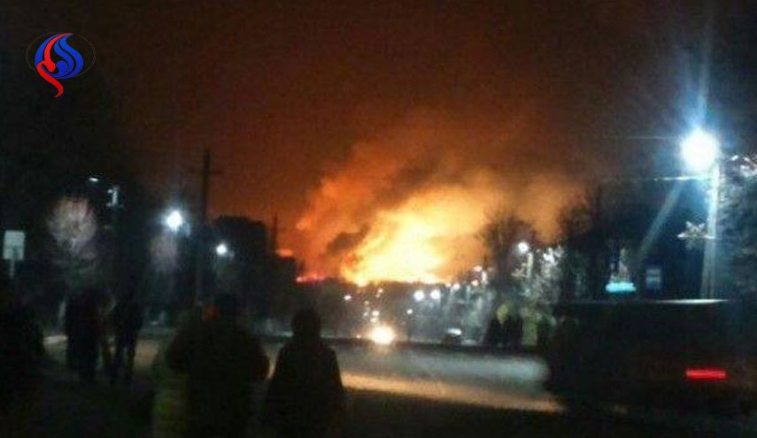 آتش برجان یکی از بزرگ ترین انبارهای مهمات اوکراین/ 30 هزار سکنه تخلیه شدند