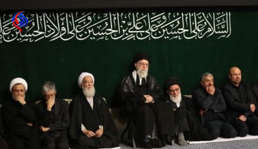 مراسم عزاداری شام غریبان در حسینیه امام خمینی با حضور رهبر معظم انقلاب