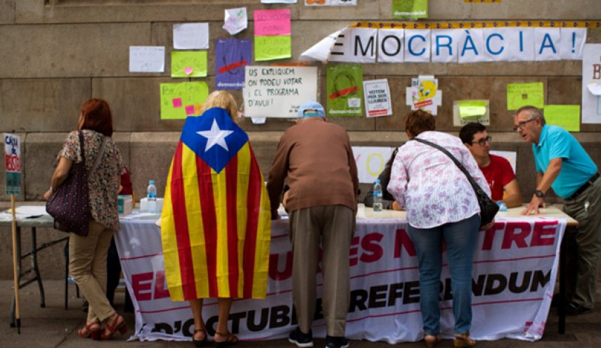 رأی 90 درصدی مردم کاتالونیا به جدایی از اسپانیا

