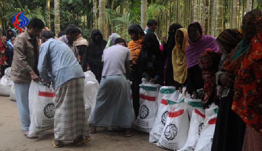 سومین محموله کمک‌های ایران به مسلمانان میانمار، تحویل شد