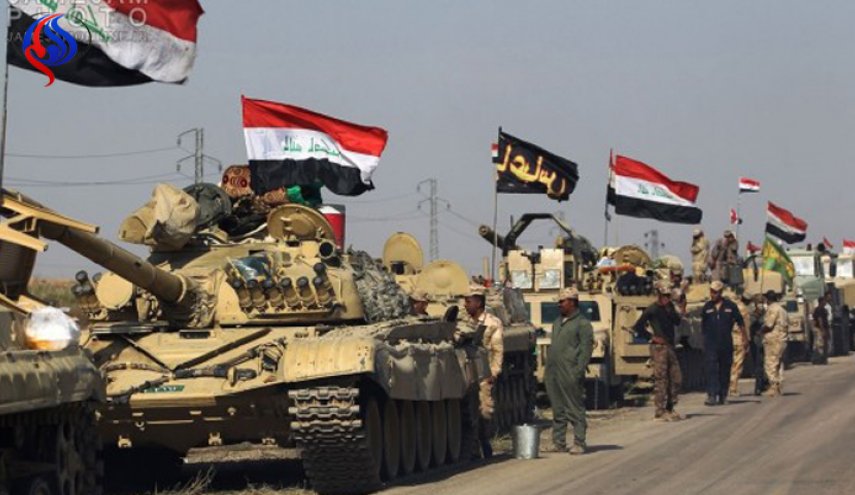 استقرار نیروهای عراقی در پایگاه نظامی کی 1