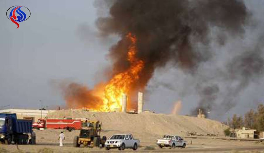 نیروهای پیشمرگه‌ تاسیسات نفتی کرکوک را آتش زدند