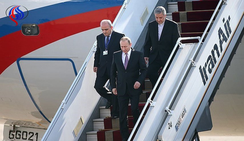 الرئيس بوتين في طهران لحضور لقاء قمة ثلاثي
