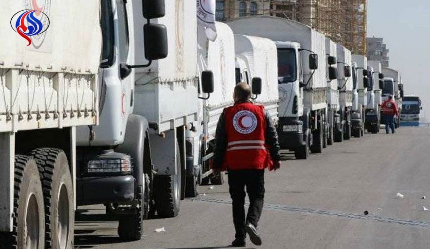 السلطات السورية ترسل مساعدات انسانية الى تلبيسة بريف حمص