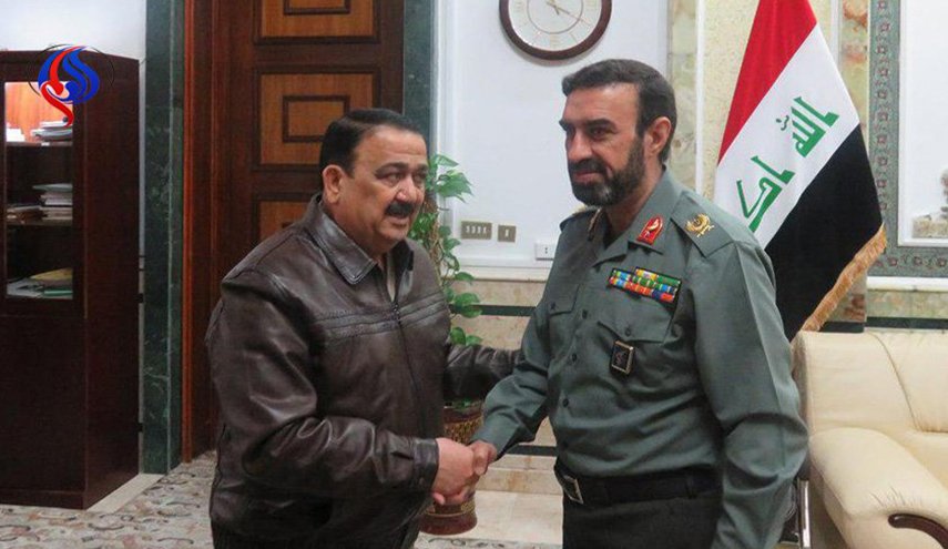 دیدار وابسته نظامی ایران در بغداد با وزیر دفاع عراق