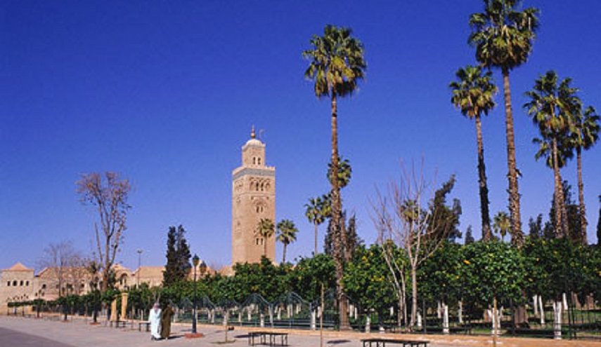 مدينة مراكش  الحمراء في المغرب 
