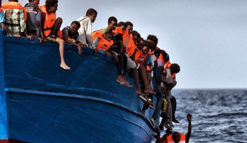 نجات 250 پناهجو توسط نيروی دريايی اسپانيا