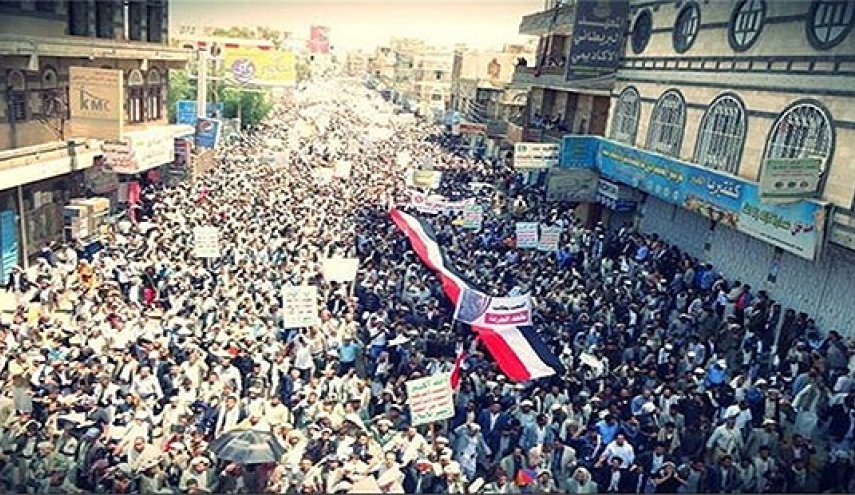 درخواست از یمنی‌ها برای مشارکت گسترده در راهپیمایی ضد سعودی