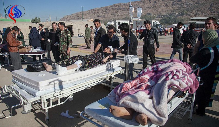 بالصور: ارتفاع حصيلة ضحايا زلزال ايران والاغاثة مستمرة