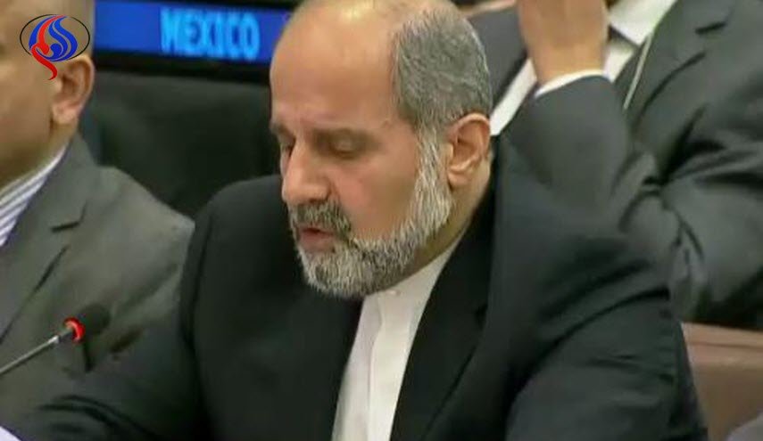 سفیر ایران در سازمان ملل:قطعنامه پیشنهادی کانادا برضد ایران، دهن کجی به حقوق بشر است
