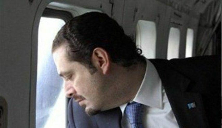 هواپیمای سعد الحریری وارد پاریس شد
