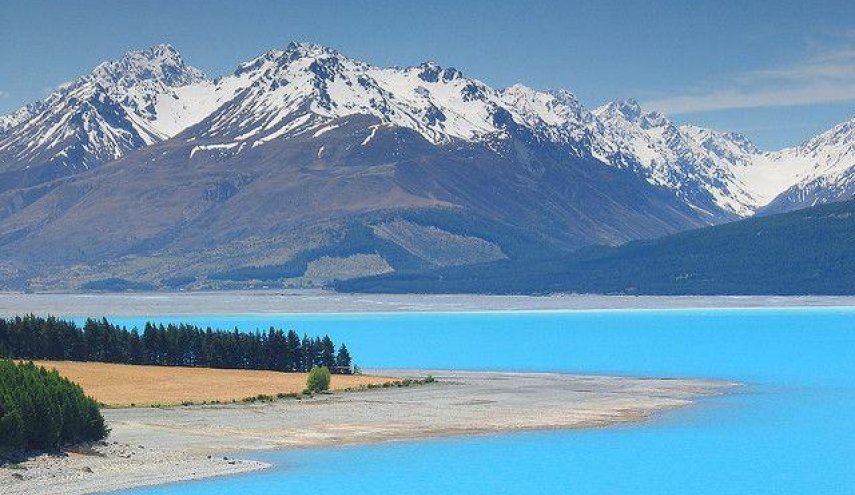  بحيرة بوكاكي في نيوزيلندا