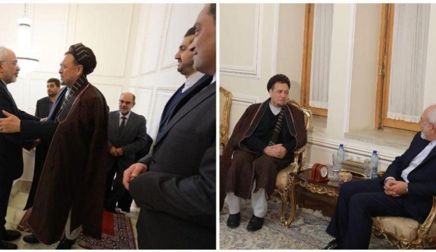 نائب الرئيس التنفيذي لحكومة أفغانستان يبحث مع ظريف تطوير العلاقات الثنائية