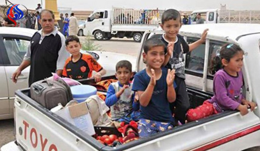 عودة 390 عائلة عراقية الى عنة و487 عائلة الى القائم بالانبار

