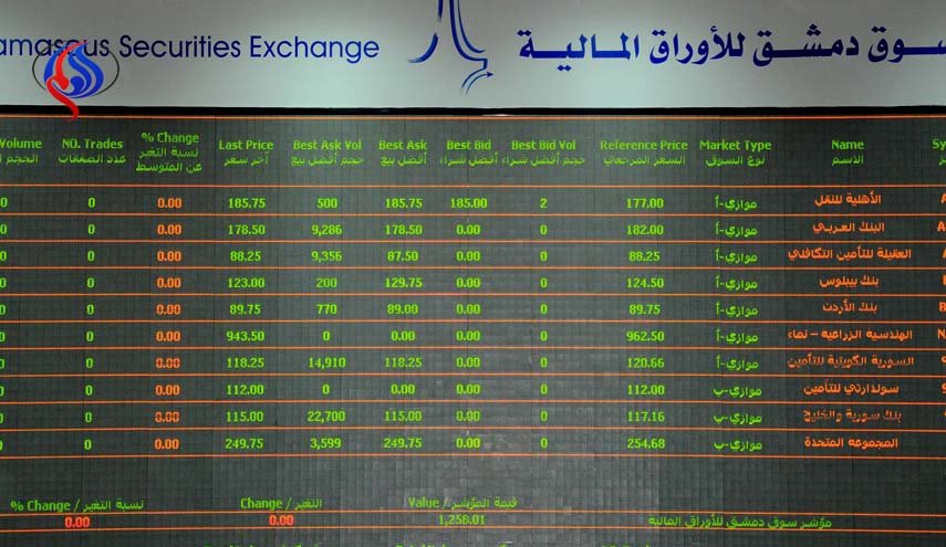 في سابقة هي الأولى.. ارتفاع تداولات سوق دمشق للأوراق المالية
