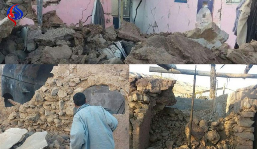 انهيار 122 منزلا جراء زلزال 