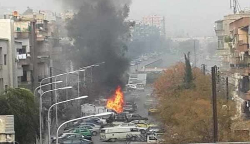  حملات خمپاره ای گروه های مسلح به حومه حرستا در ریف دمشق