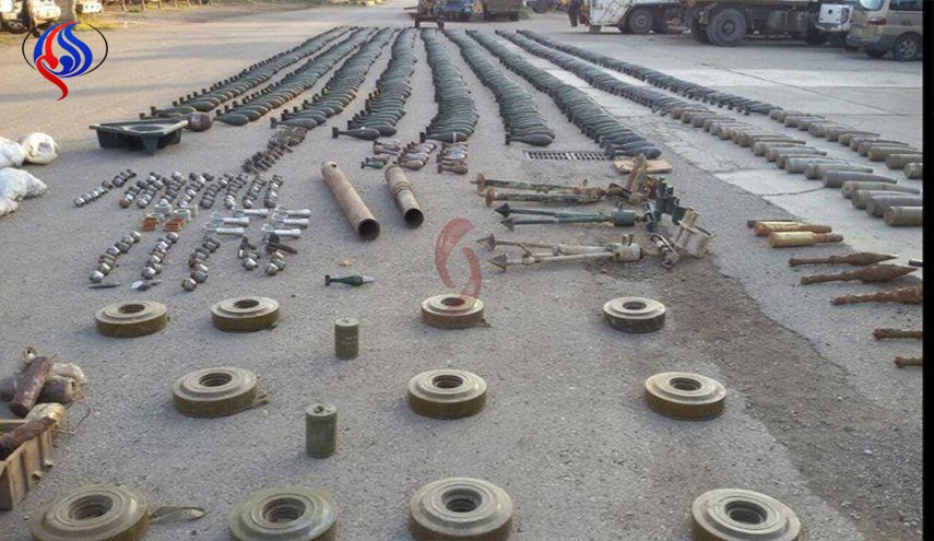 شاهد: الاسلحة التي خلفتها «داعش» في دير الزور! 