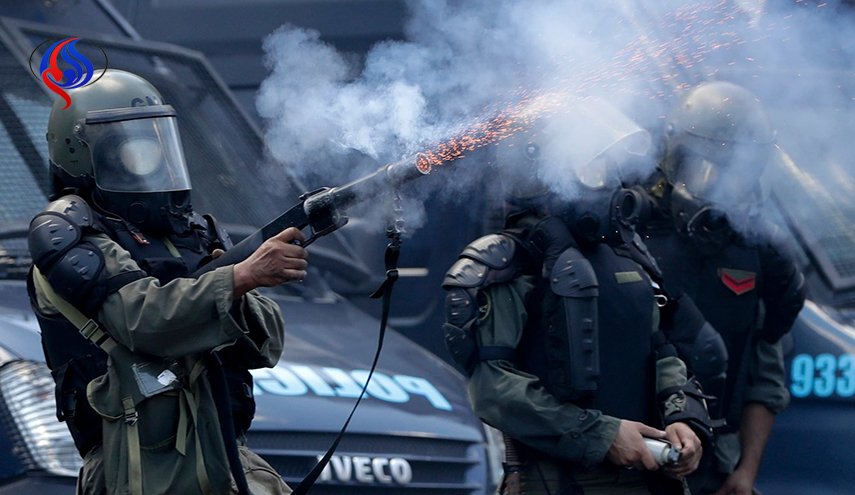 درگیری پلیس آرژانتین با بازنشستگان معترض 