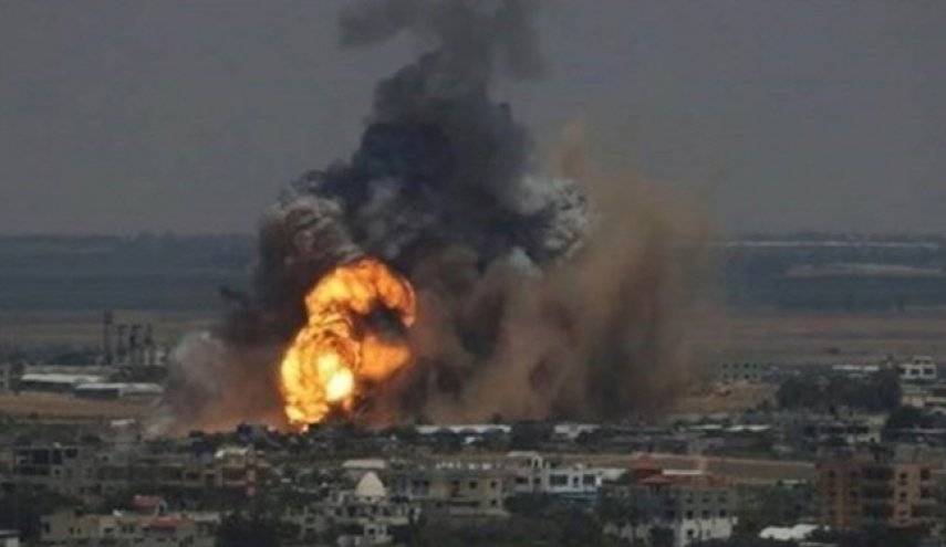 حملات ارتش اشغالگر به پایگاه‌های مقاومت در غزه

