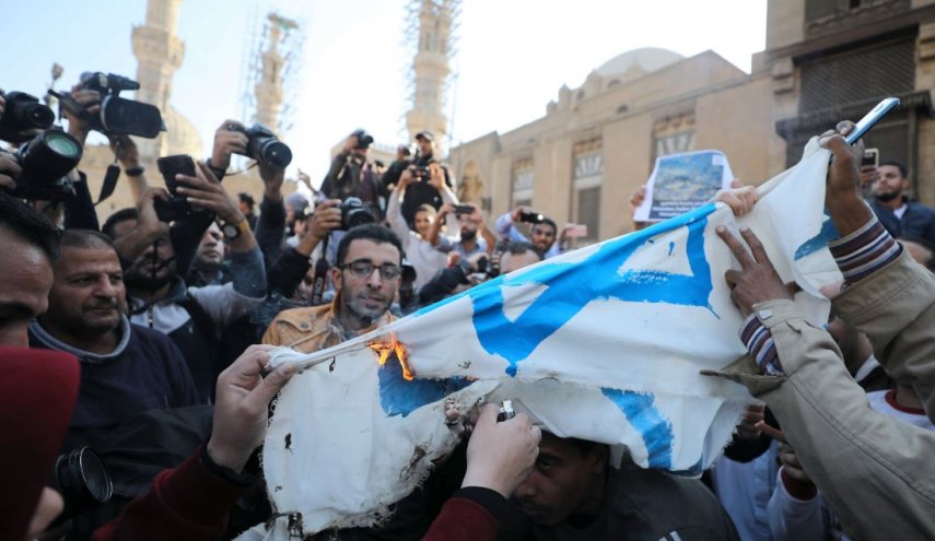 تظاهرات منددة بقرار ترامب حول القدس الشريف،القاهرة  