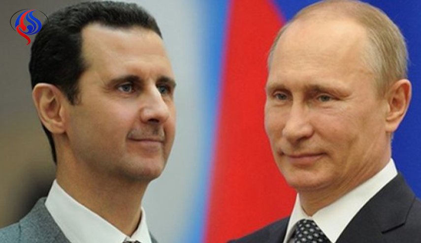 الأسد وبوتين يتبادلان برقيات التهنئة بمناسبة العام الجديد