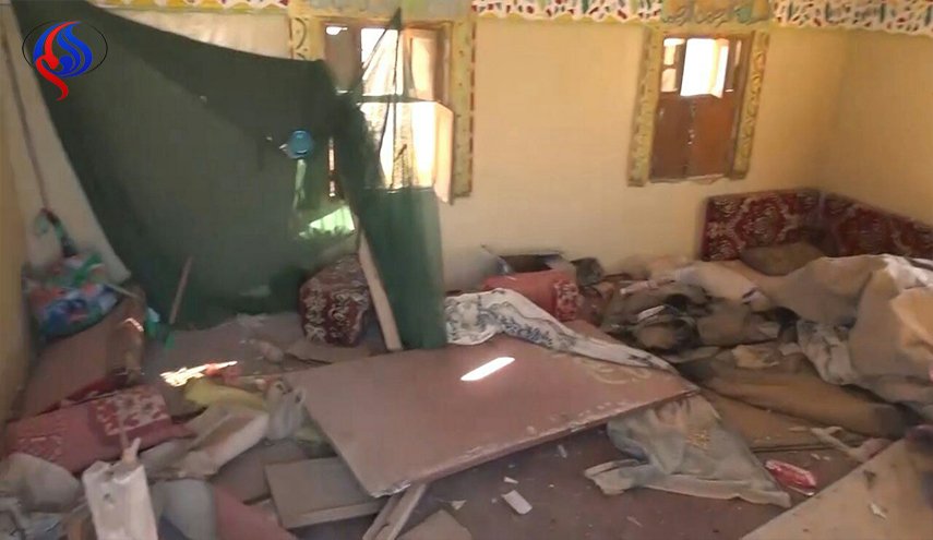 ویرانی منازل شهروندان یمنی در صرواح + تصاویر