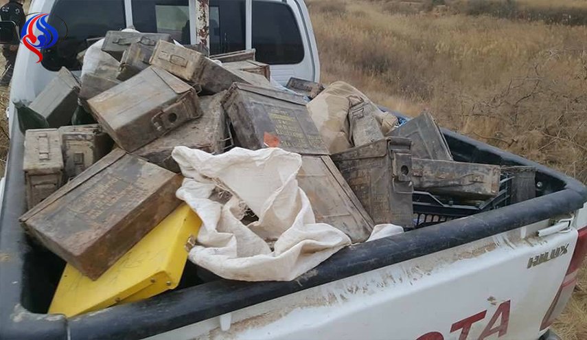 کشف خودروی مدفون شده داعش در جنوب غرب کرکوک