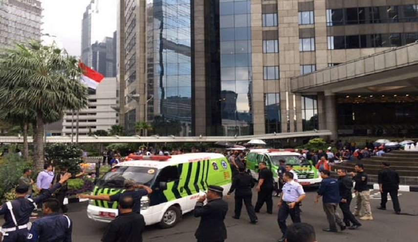 انهيار الطابق الثاني في بورصة إندونيسيا وإصابة نحو 10 أشخاص