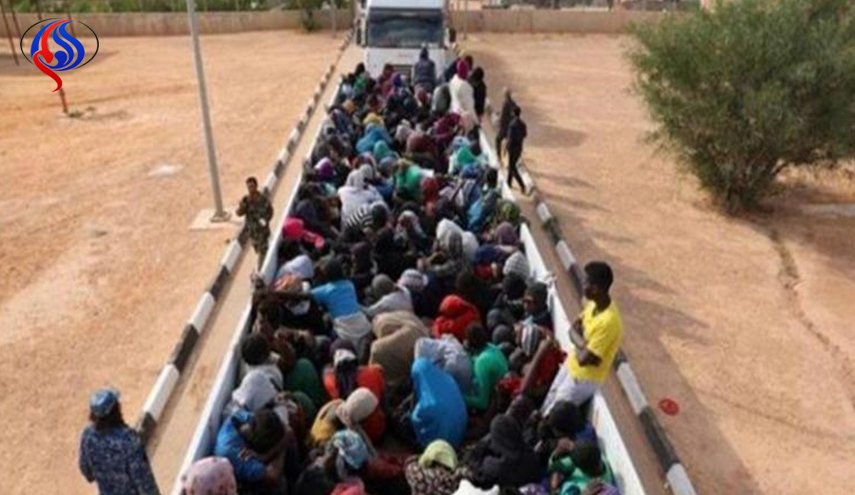 نقل 12 ألف مهاجر من صبراتة إلى مراكز إيواء بديلة