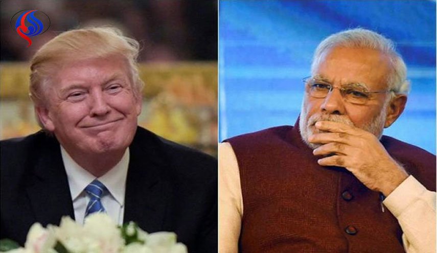 ترامپ ادای لهجه نخست وزیر هند  را در می آورد!