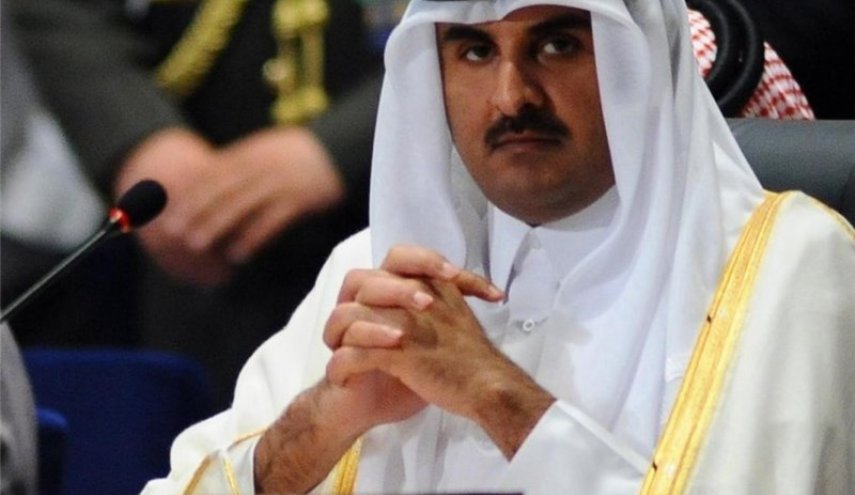 نامه ویژه امیر قطر به رئیس امارات