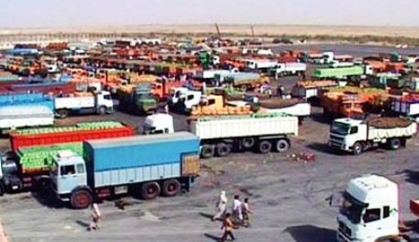 تصدير 240 الف طن من البضائع الإيرانية من معبر مهران الى العراق