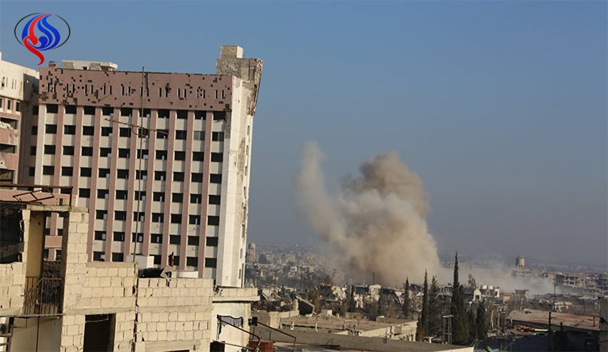 حمله خمپاره گروه های تروریست های به مرکز دمشق/ زخمی شدن چندین شهروند سوری