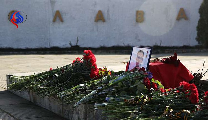 مراسم دفن الطيار الروسي اليوم جنوبي روسيا