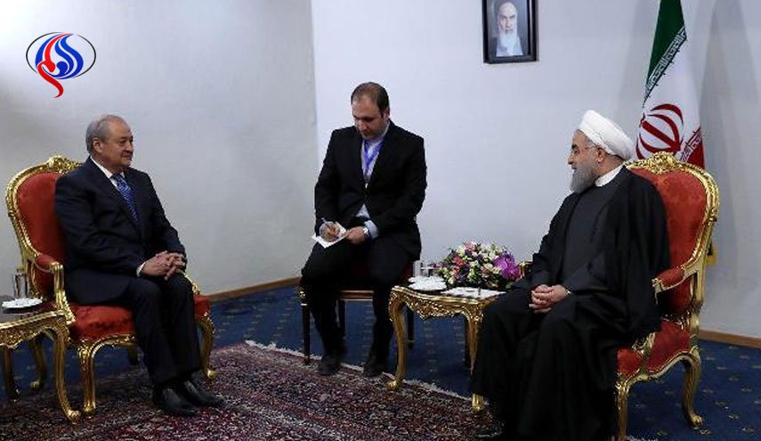 روحانی: تهران از توسعه همه جانبه روابط با تاشکند استقبال می‌کند