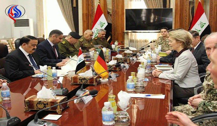 وزير الدفاع العراقي يستقبل نظيرته الالمانية في بغداد
