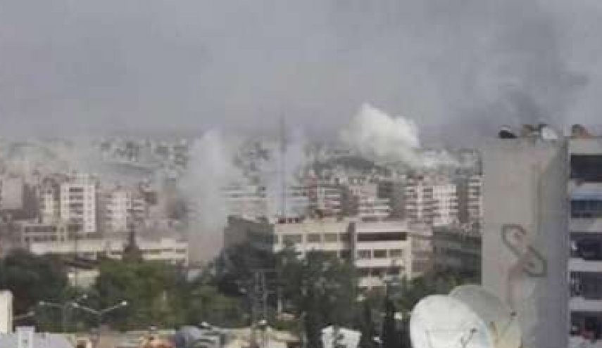 حمله خمپاره‎ای تروریست‎ها به شهر دمشق