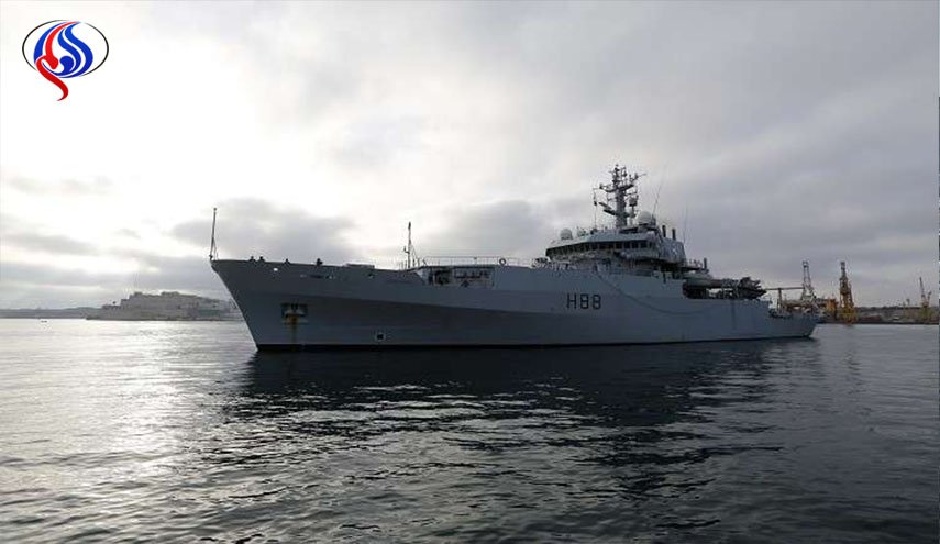 اقتراب خطير لسفينتين حربيتين بريطانية وروسية في البحر الأسود