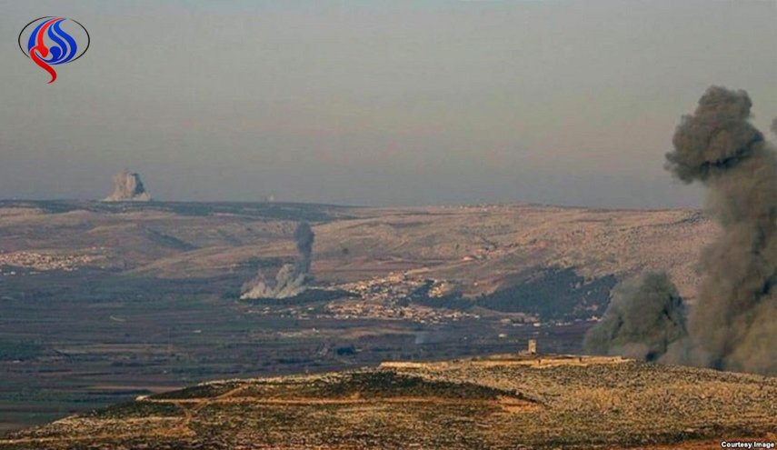 حمله توپخانه ای و هوایی ارتش ترکیه به چندین منطقه در اطراف عفیرن 