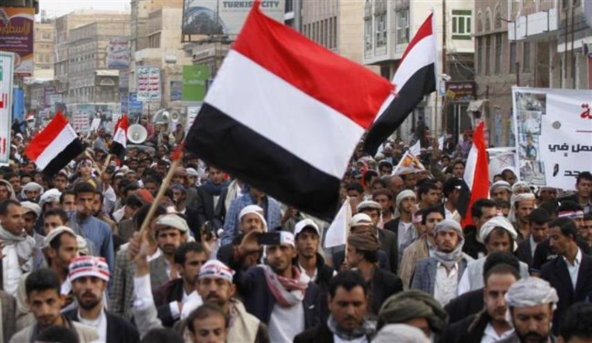 تظاهرات مردم یمن در مقابل دفتر سازمان ملل در صنعا 