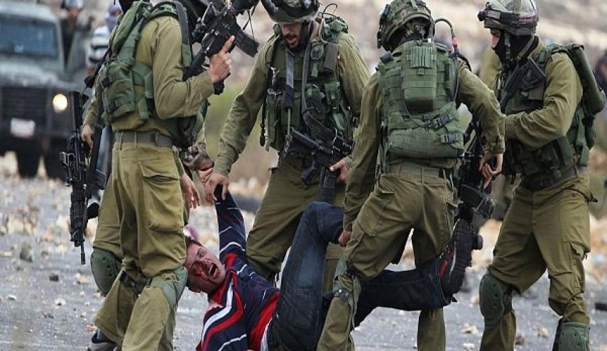درگیری میان جوانان فلسطینی و نظامیان اشغالگر صهیونیست در کرانه باختری 