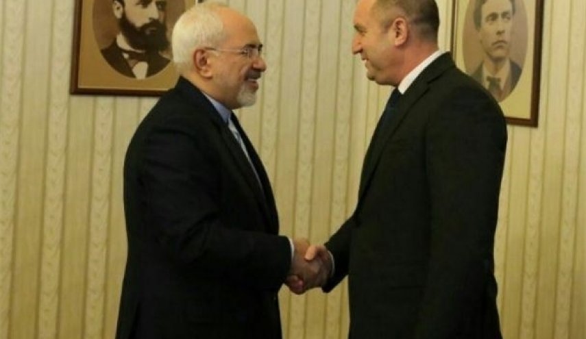 دیدار ظریف با رئیس جمهور بلغارستان