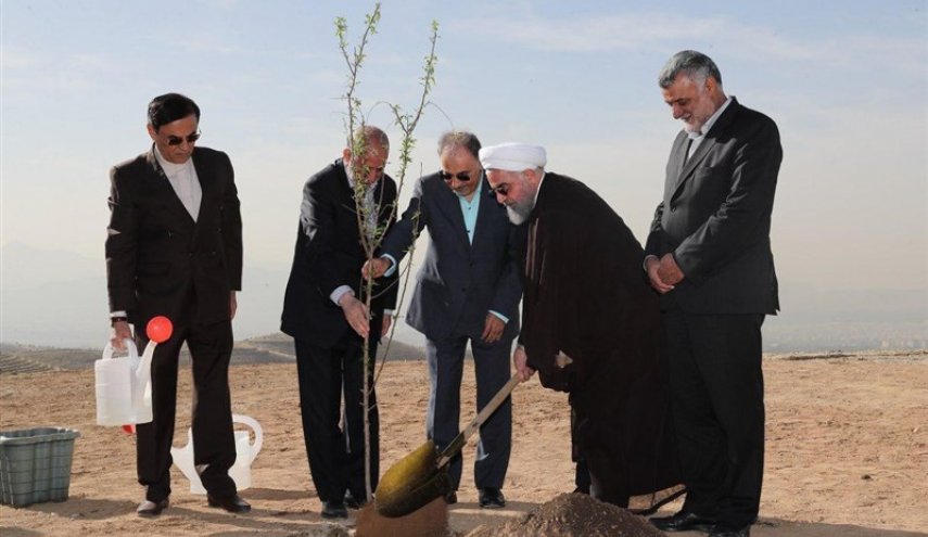 روحانی: همه مردم در طرح درختکاری مشارکت کنند
