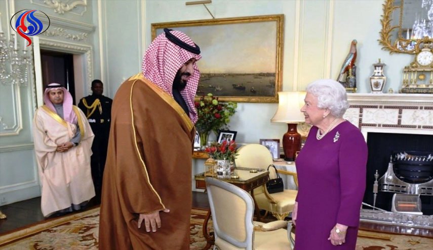 دیدار ولیعهد عربستان با ملکه انگلیس 