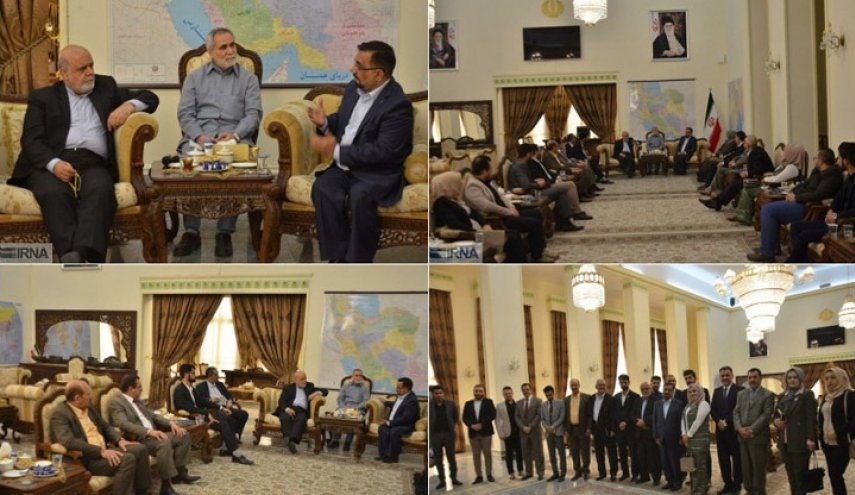 السفير الإيراني في العراق يستقبل حشدا من الكرد الفیلیین